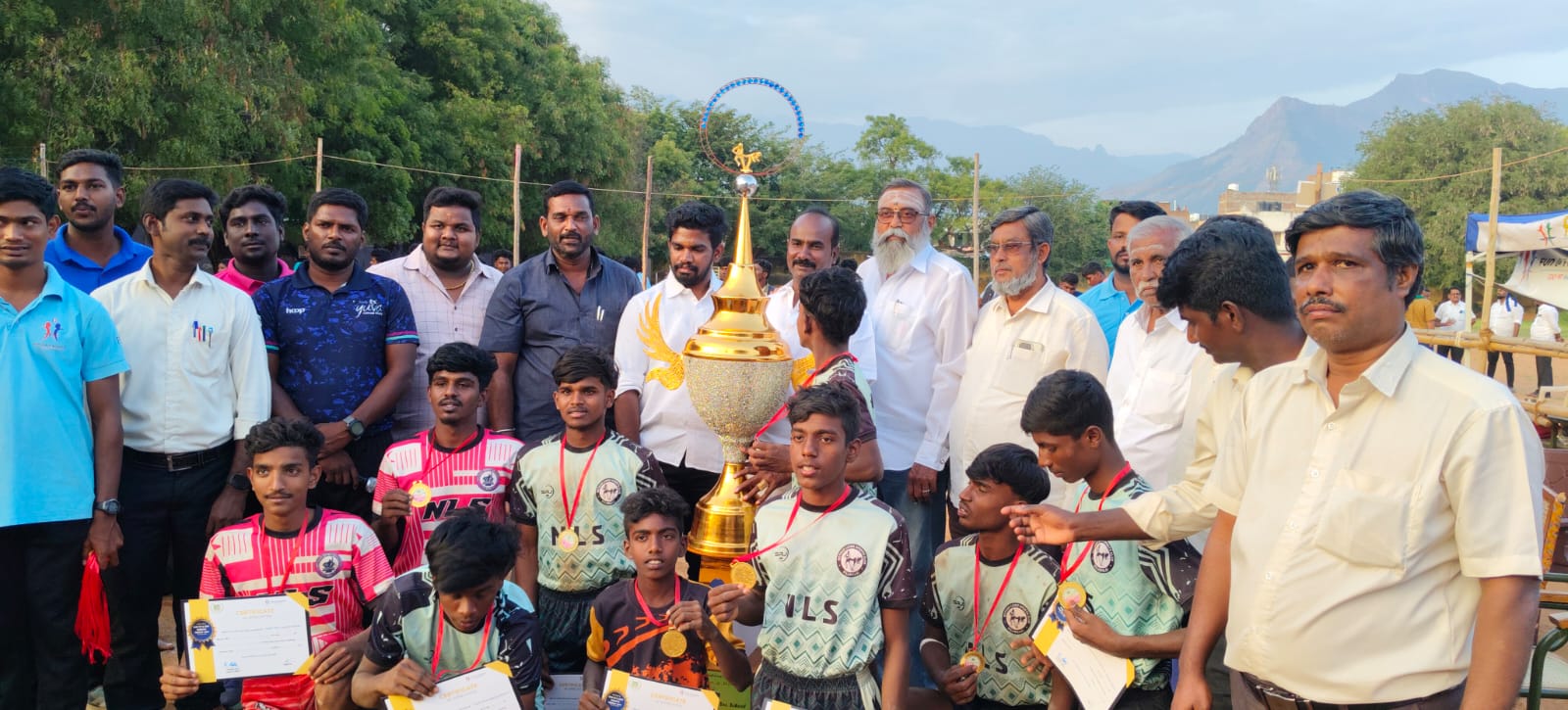 நமது பதின்மேல்நிலைப்பள்ளியில் நடைபெற்ற தென்மாநில அளவிலான கபாடி போட்டி. - Photo 2